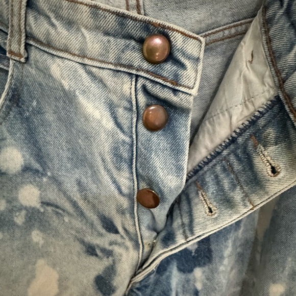 Gap vintage Blue and White Tie-Dye Jeans size extra small - Picture 8 of 8